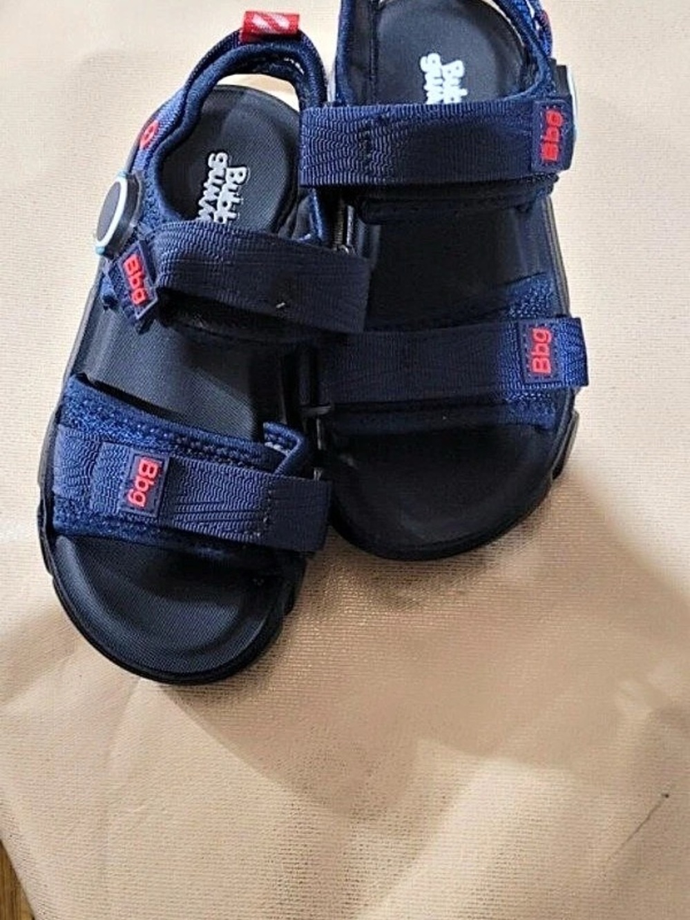 BOGS Kids Blue & Black Sandals Like New